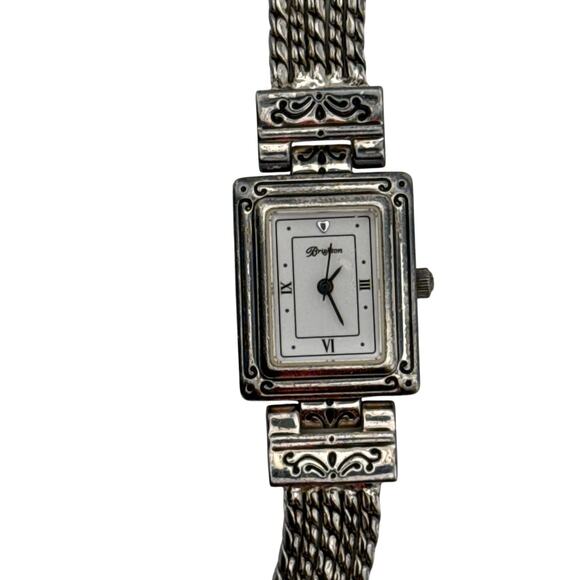Brighton Tivoli Silver Tone Multi-Strand Bracelet Watch - Picture 2 of 10